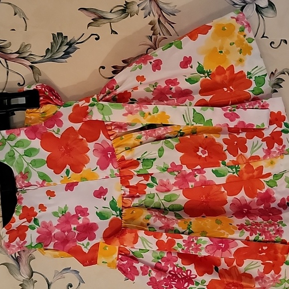 American Princess Baby Floral Dress with Jewel Detail Size 9M EUC w/Bloomers - Picture 4 of 5